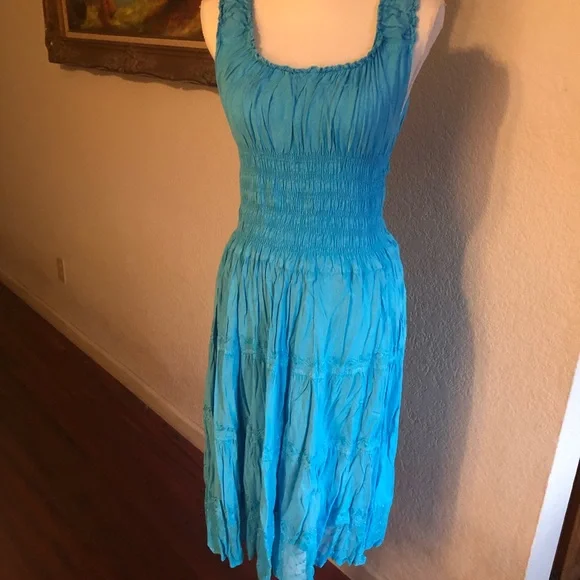 Sakkas Womens Peasant Dress - Picture 6 of 13